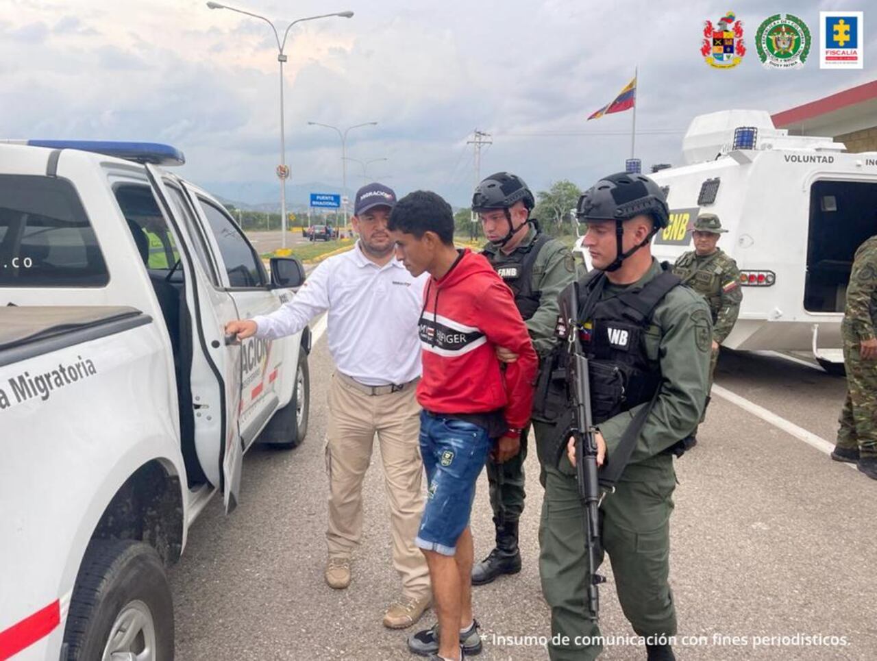 Alias Nene, señalado de participar en el homicidio de tres reincorporados en Cúcuta, escapó a Venezuela pero fue capturado y enviado a prisión