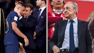 Presidente de Francia y del Real Madrid reunidos por Kylian Mbappé