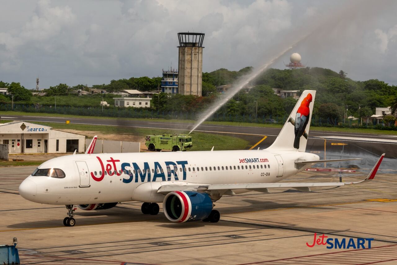 JetSmart inauguró su ruta Medellín - San Andrés.