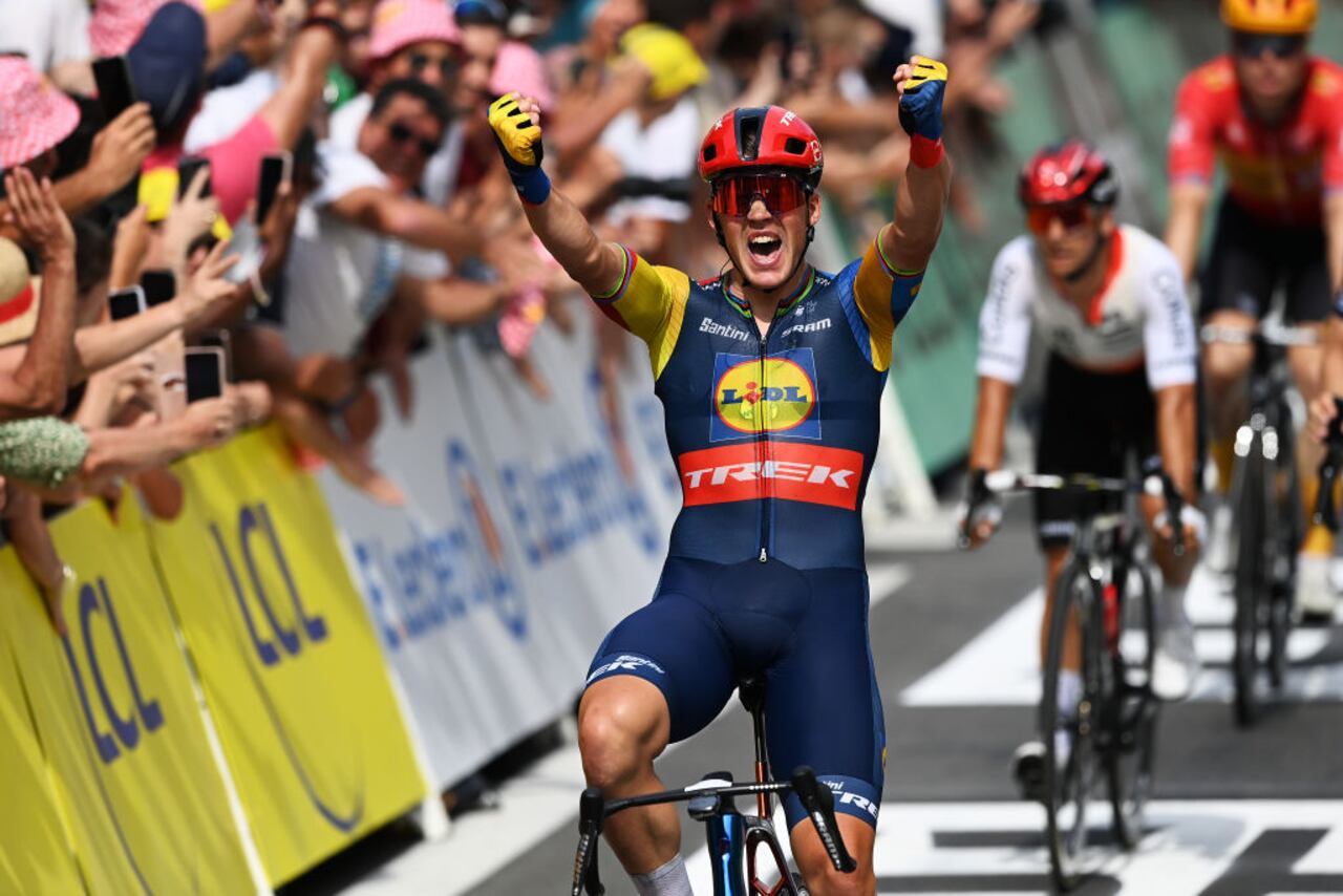 Mads Pedersen fue el ganador de la etapa 8 del Tour de Francia 2023.