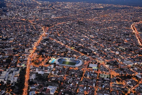 Diferentes imágenes del Cali desde el Aire. Fotos Raúl Palacios / El Pais / 15 de Junio del 2023 Cali.