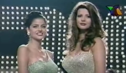 Las dos compitieron por la corona de Señorita Colombia 1999.