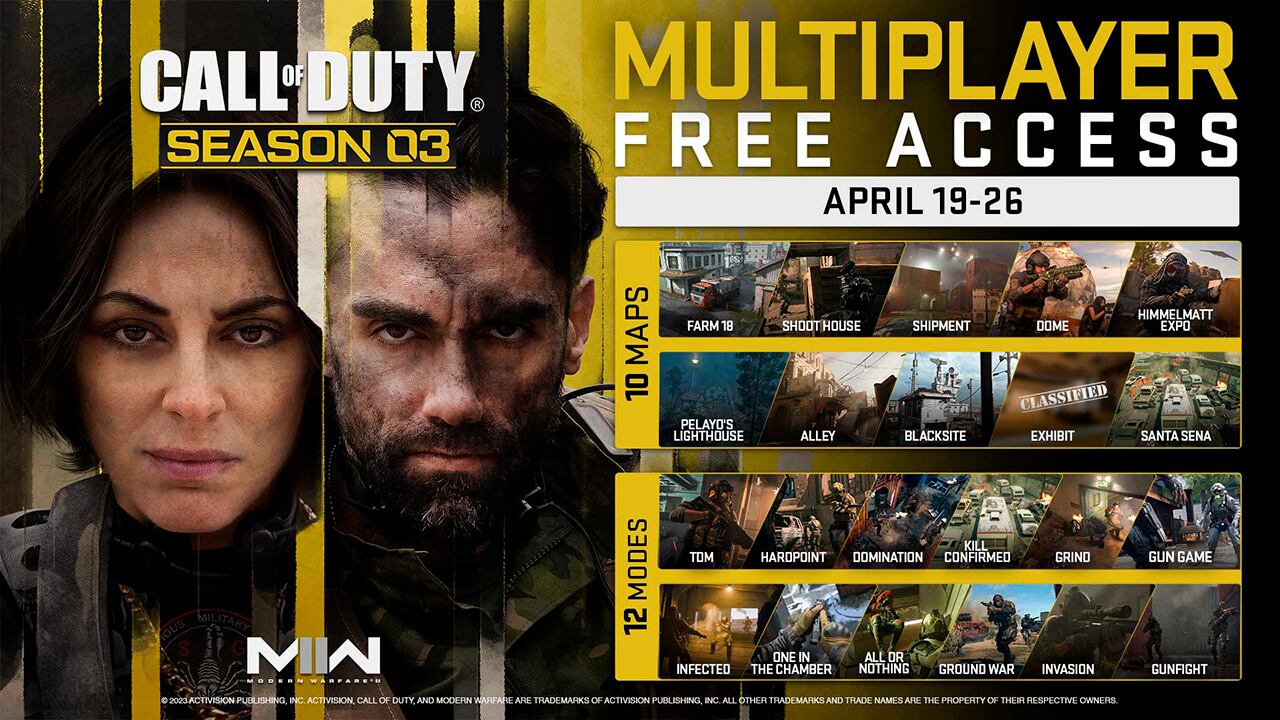 Activision anuncia los nuevos contenidos que llegan con la tercera temporada de  Call of Duty Modern Warfare II.