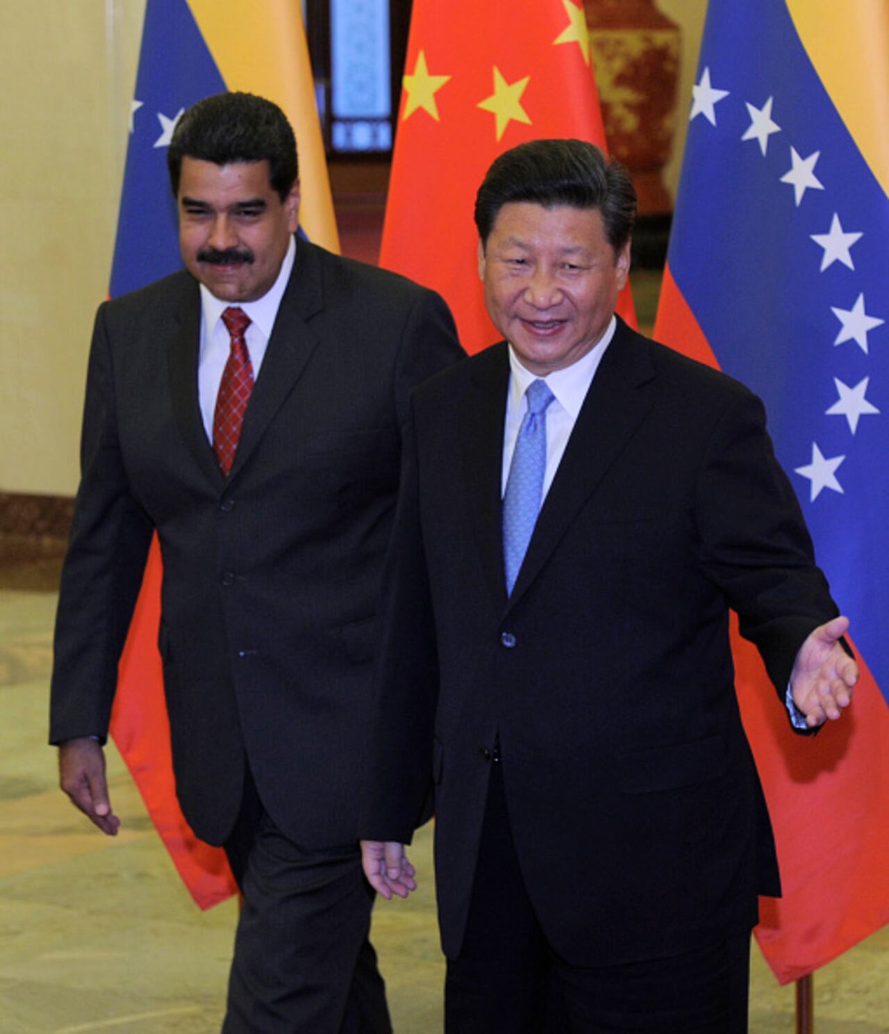 Nicolás Maduro y Xi Jinping. Imagen de archivo - 2015.