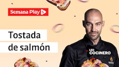 Tostada de salmón | Leonardo Moran en Cocina Saludable