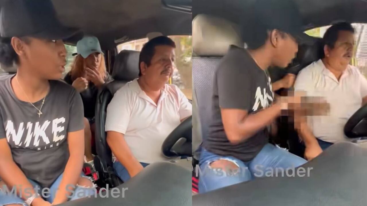 Video de atraco a taxista no era real