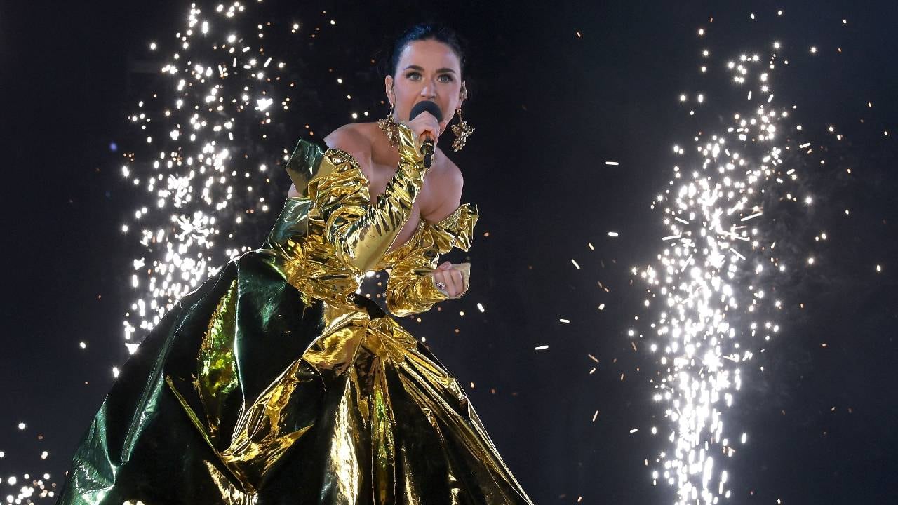 Katy Perry se presentó durante el Concierto de Coronación el 7 de mayo de 2023 en Windsor.
