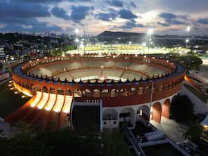 Así luce la nueva Plaza de Toros Monumental de Cartagena.