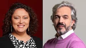 Angélica Lozano y Juan Daniel Oviedo