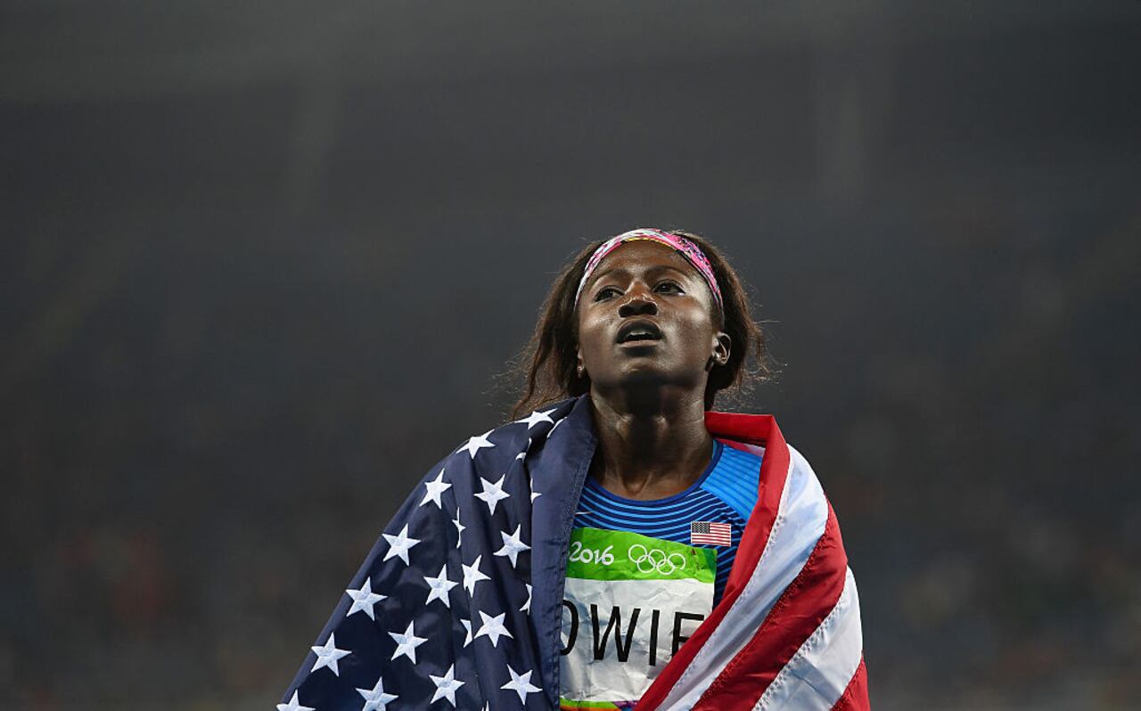 Tori Bowie atleta estadounidense fallecida.