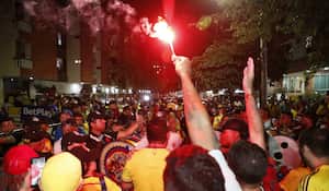 Banderazo  la fiebre amarilla
Hotel Dann Barranquilla 
Selección Colombia 
Eliminatoria copa mundo 11 octubre 2023