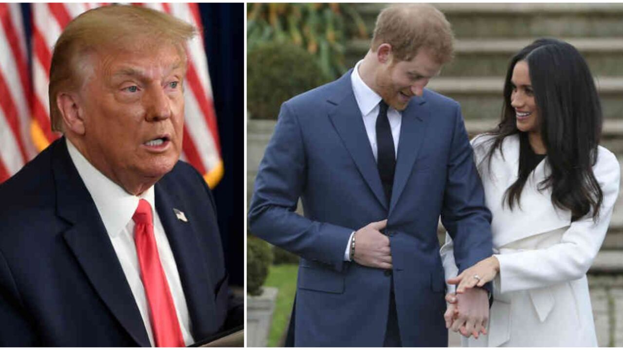 El príncipe Harry y Meghan Markle están en el ojo del huracán por un mensaje que muchos interpretaron contra Donald Trump.