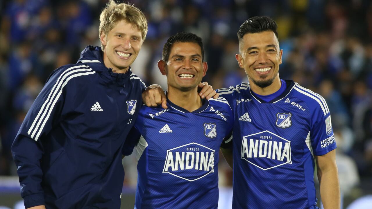 Andrés Llinás, David Silva y Fernando Uribe, figuras del Millonarios campeón 2023-l