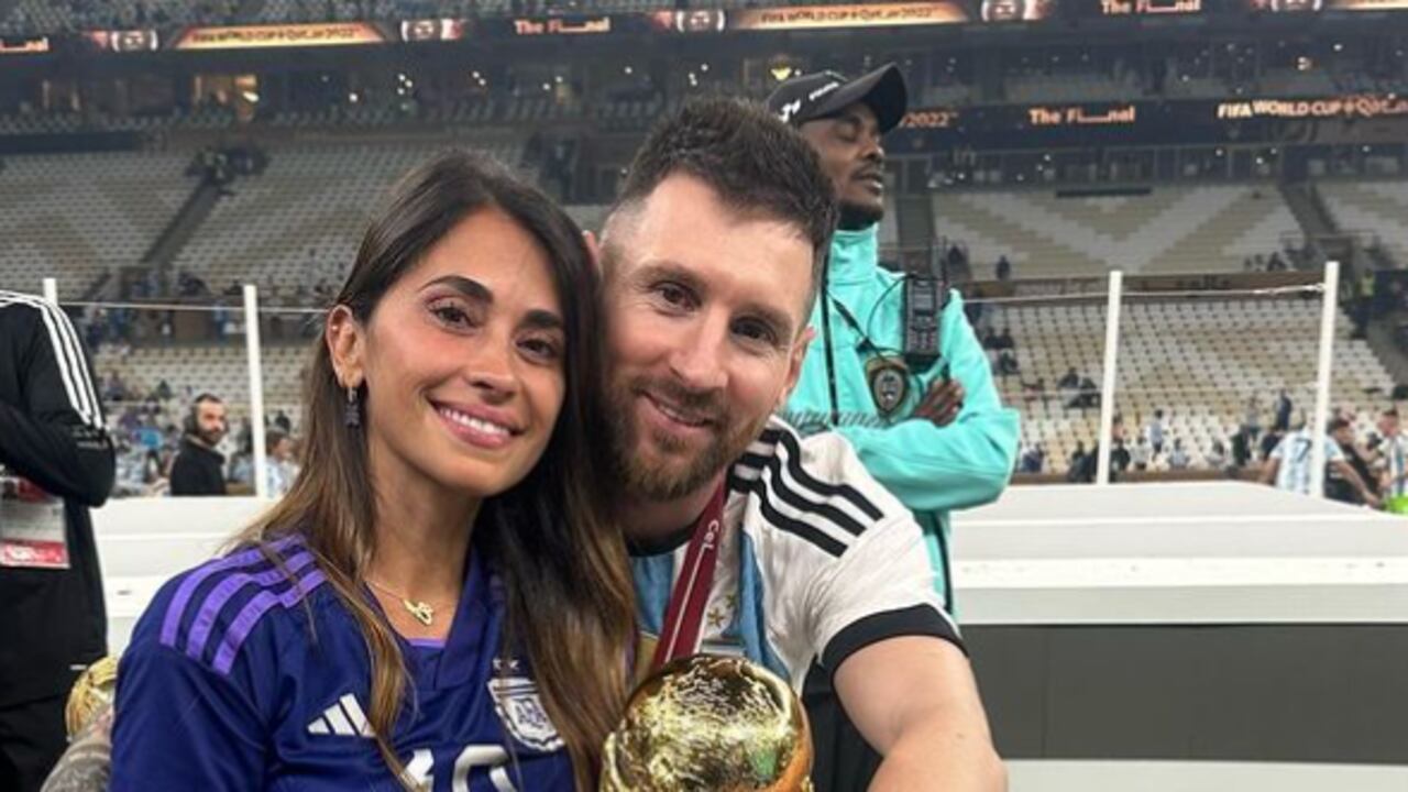 Lionel Messi y Antonela Roccuzzo