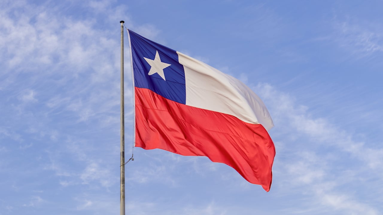 bandera de Chile el país