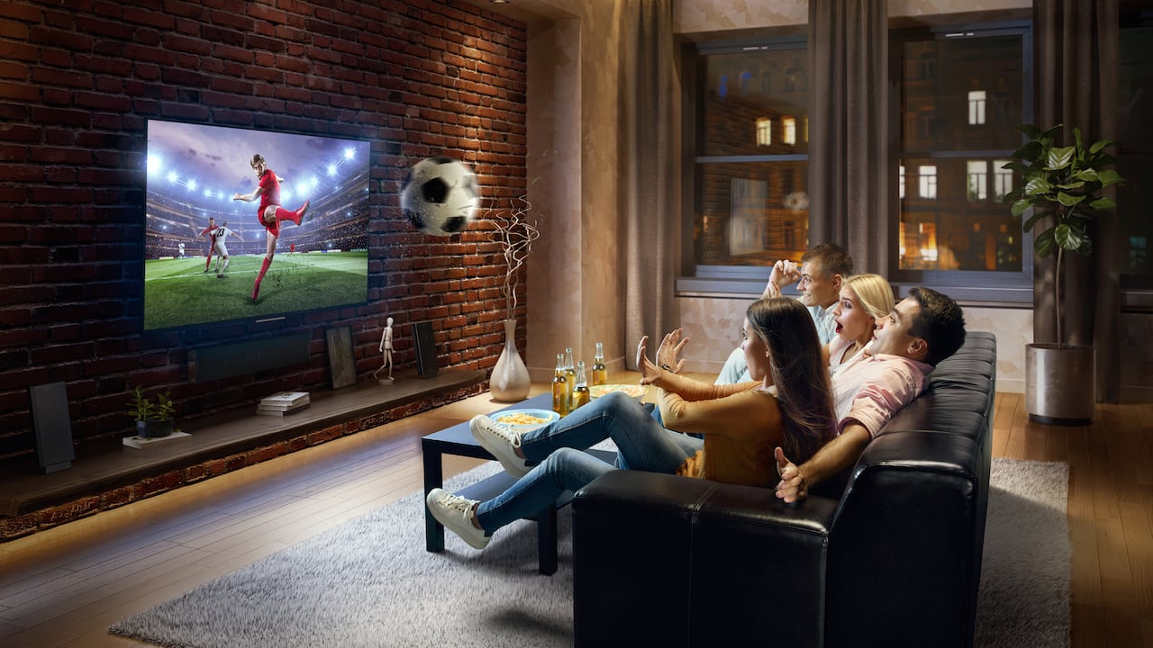 Los televisores cuentan con varias funciones que ayudan a mejorar la experiencia a la hora de ver partidos de fútbol
