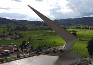 Monumento de Lanceros del Pantano de Vargas 
Paipa Boyaca en temporada de navidad
Foto Guillermo Torres Reina / Semana