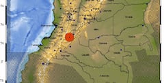 Temblor en Colombia este 4 de julio