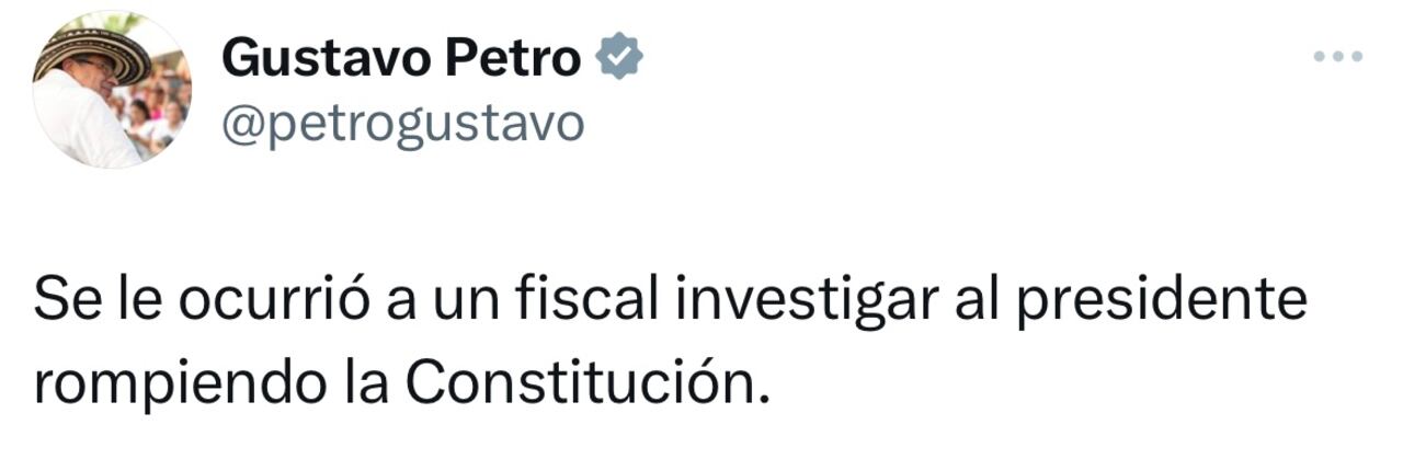 Mensaje presidente Gustavo Petro