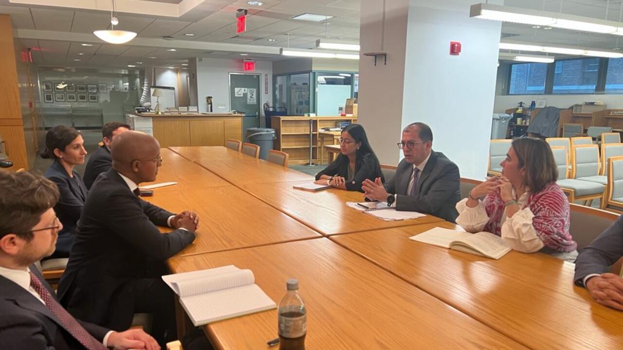 El fiscal general de la Nación, Francisco Barbosa, sostuvo un encuentro con Damian Williams, fiscal de los Estados Unidos para el Distrito Sur de Nueva York.