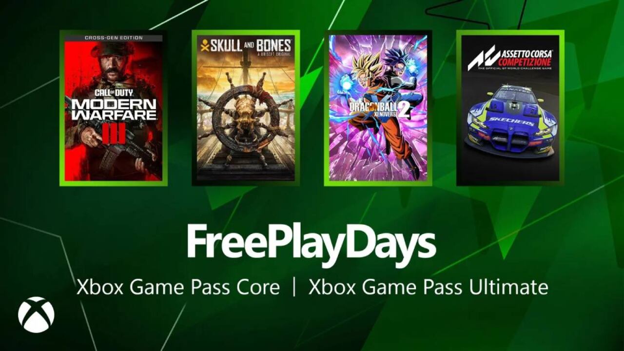 Xbox anuncia los títulos disponibles para su temporada de Días de juego gratis.