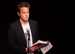 LOS ANGELES, CA - JUNE 15:  Matthew Perry performs onstage at the "Celebrity Autobiography: In Their Own Words" Benefit held at Largo on June 15, 2009 in Los Angeles, California.  (Photo by Michael Tran/FilmMagic)