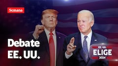 Joe Biden y Donald Trump se enfrentan en el primer debate presidencial
