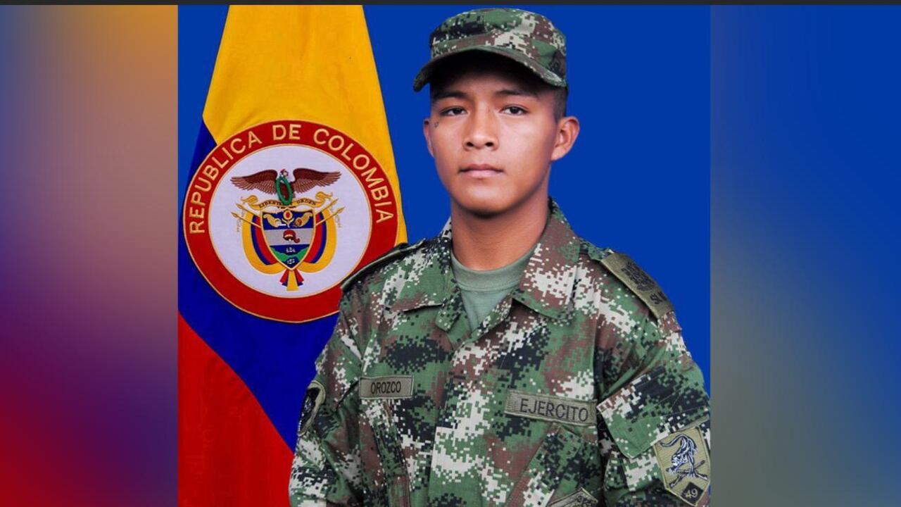 Soldado Alexander Orozco, acusado de asesinar a dos de sus compañeros en Putumayo.