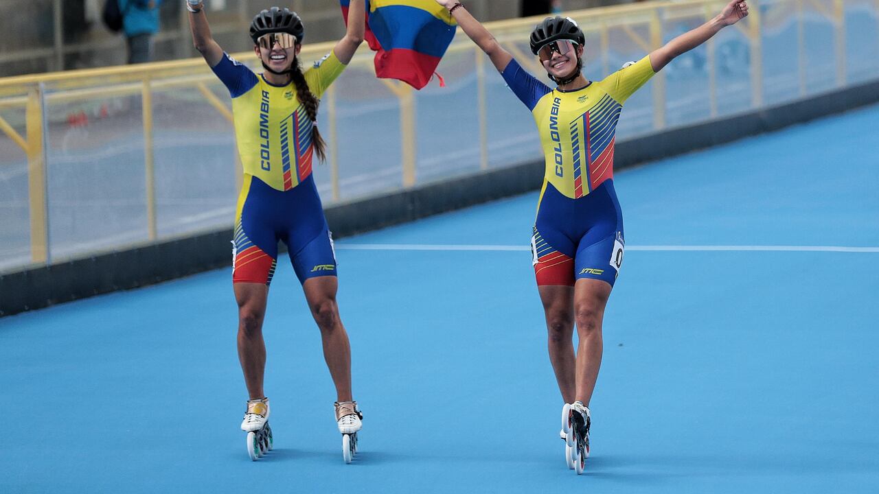 El patinaje colombiano conquistó seis medallas de oro en Santiago 2023