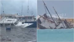 Huracán Beryl hunde embarcaciones tras su paso por la isla de Barbados.