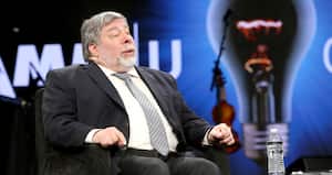 ANAHEIM, CA - JANUARY 24:  Engineer Steve Wozniak attends the 2015 National Association of Music Merchants show at the Anaheim Convention Center on January 24, 2015 in Anaheim, California.  (Photo by Jesse Grant/Getty Images for NAMM)