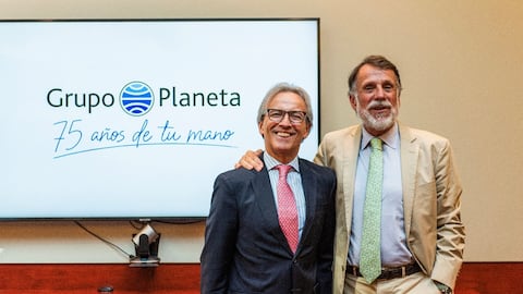Eduardo Ávila, embajador de Colombia en España, y José Creuheras, presidente de Grupo Planeta.