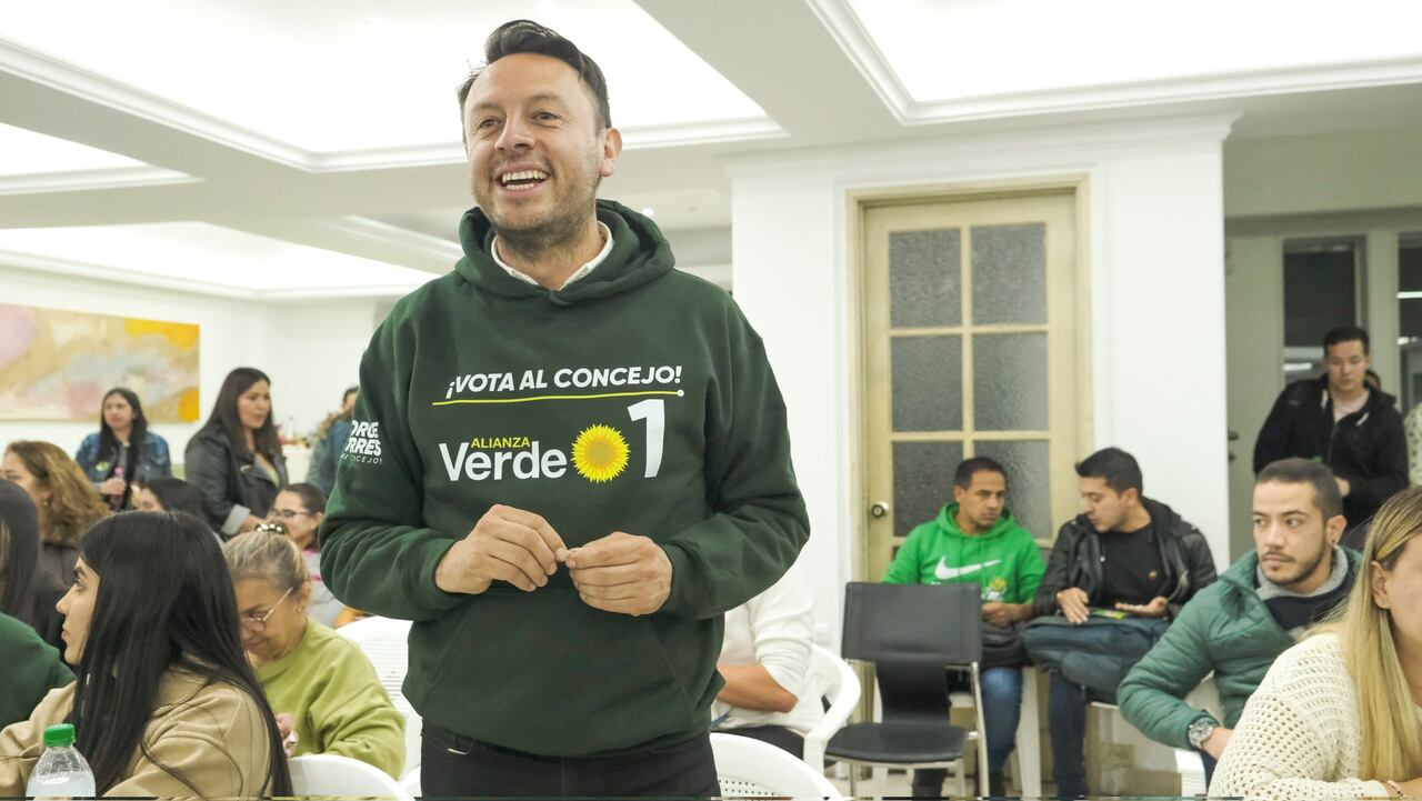 Jorge Torres, candidato por la Alianza Verde.