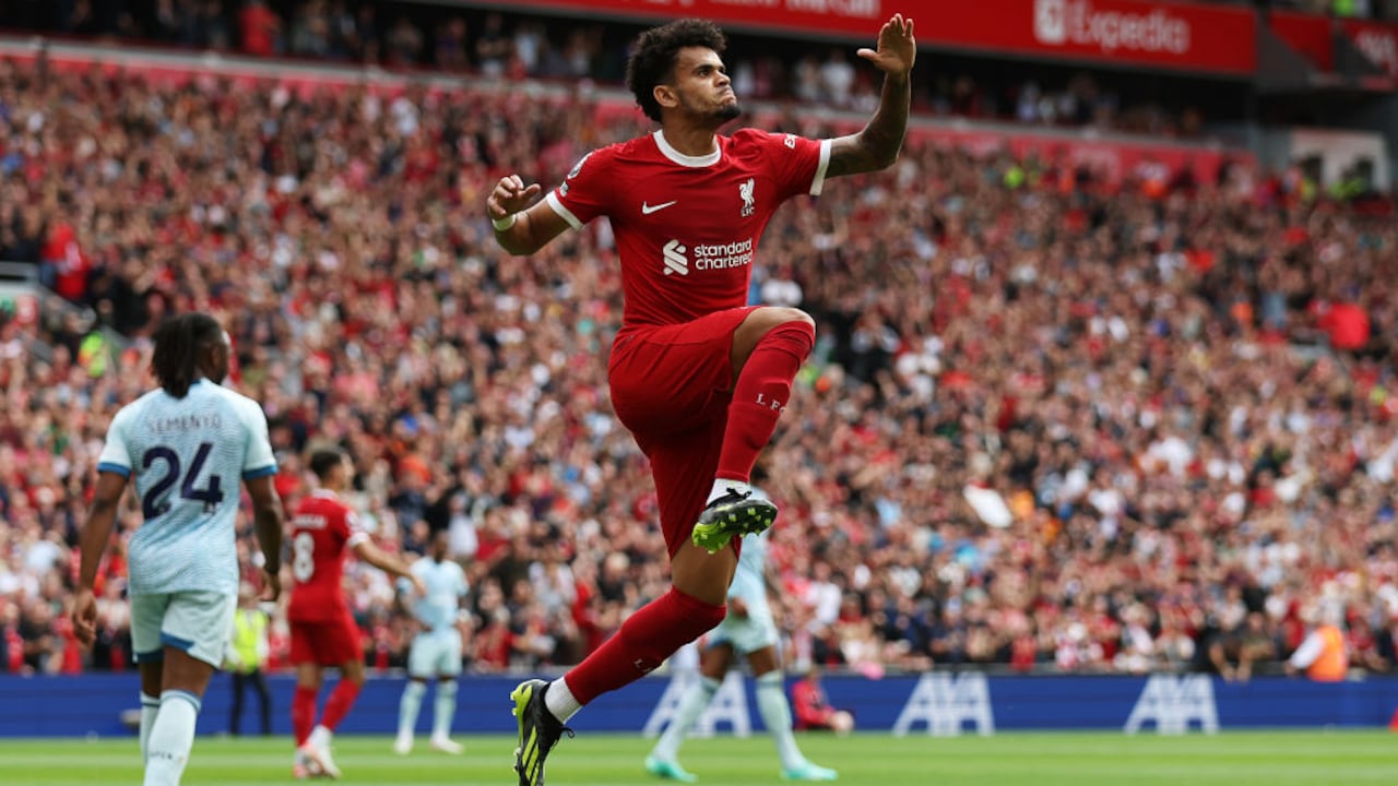 Luis Díaz anotó un golazo para el Liverpool en la segunda fecha de la Premier League.