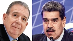 Edmundo González y Nicolás Maduro