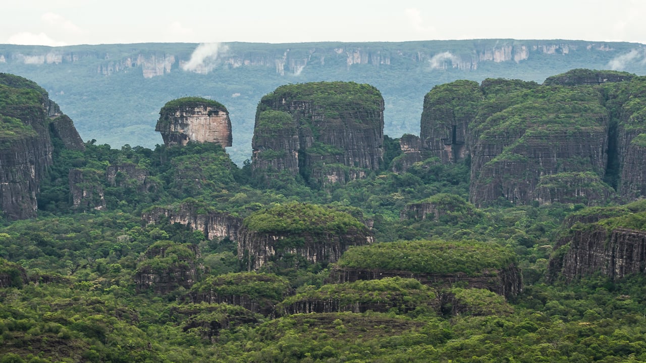 El Parque Nacional Natural Serranía del Chiribiquete resguarda imágenes de arte rupestre que reflejan la cotidianidad de algunos de los primeros pobladores en Colombia.