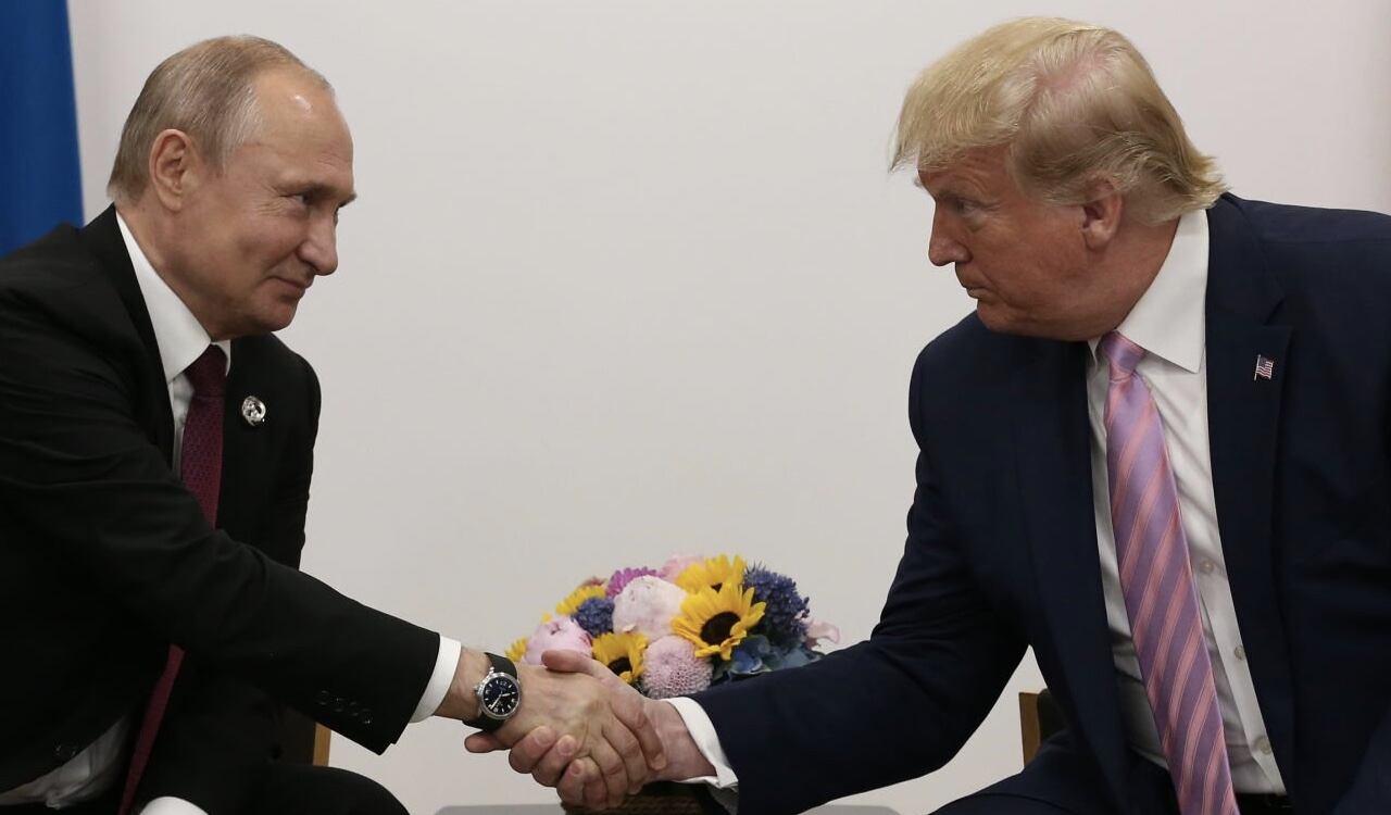 El presidente de Rusia, Vladimir Putin y el expresidente de Estados Unidos Donald Trump mantenían una relación cordial