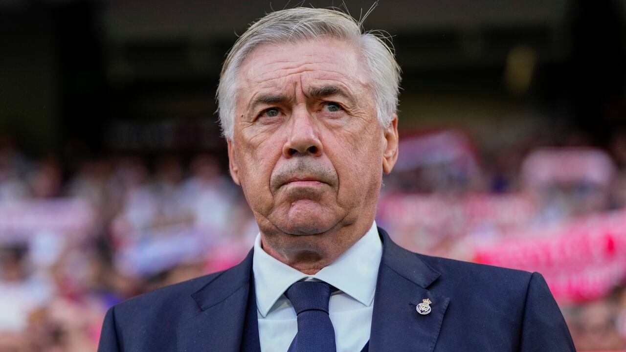 Carlo Ancelotti, entrenador del Real Madrid.