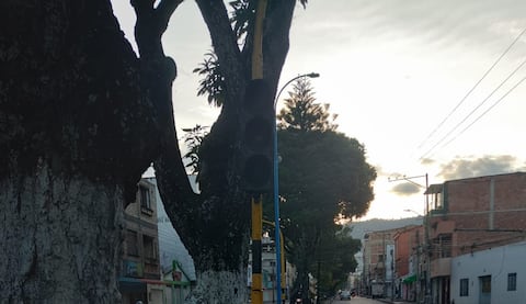 Daño y robo de semáforos en Bucaramanga.
