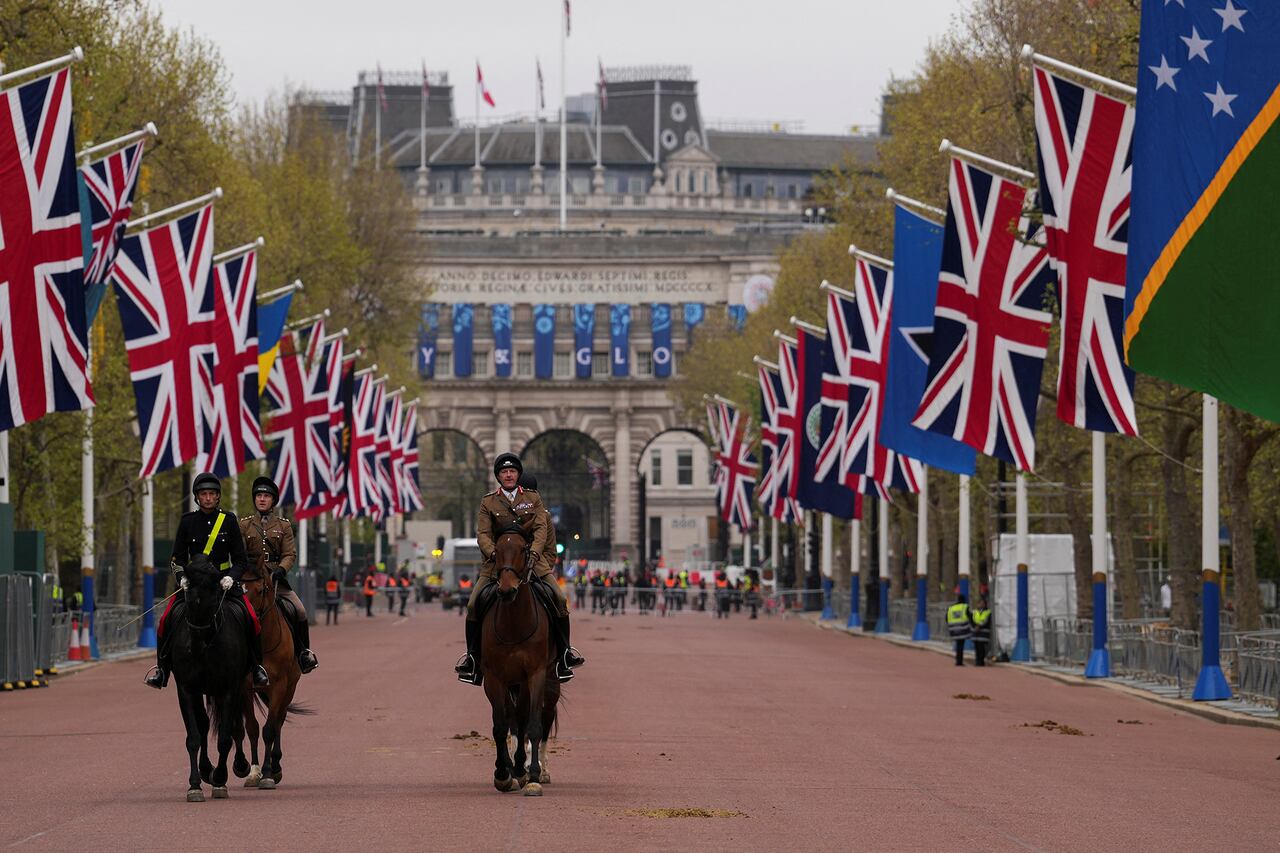 En imágenes : Gran Bretaña se prepara para la coronación del rey Carlos