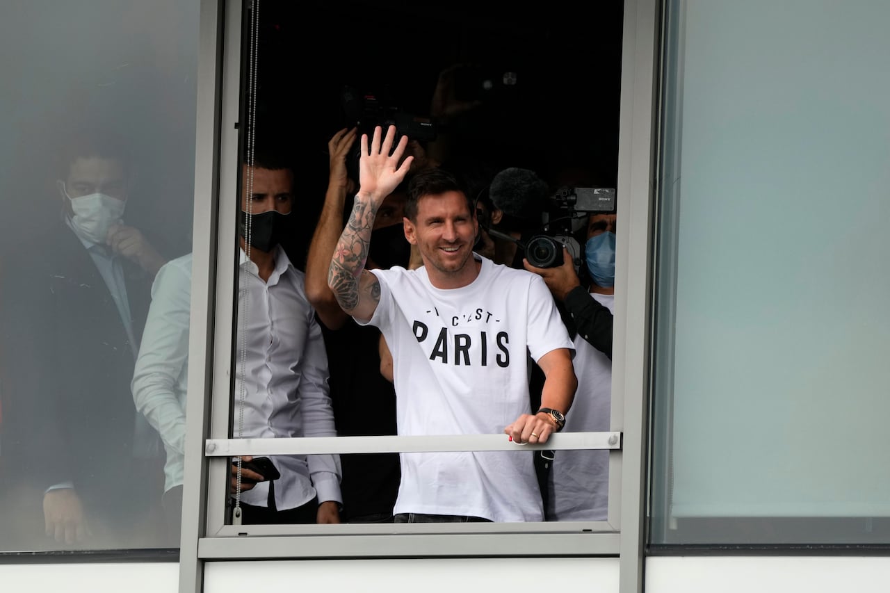 Lionel Messi en París.