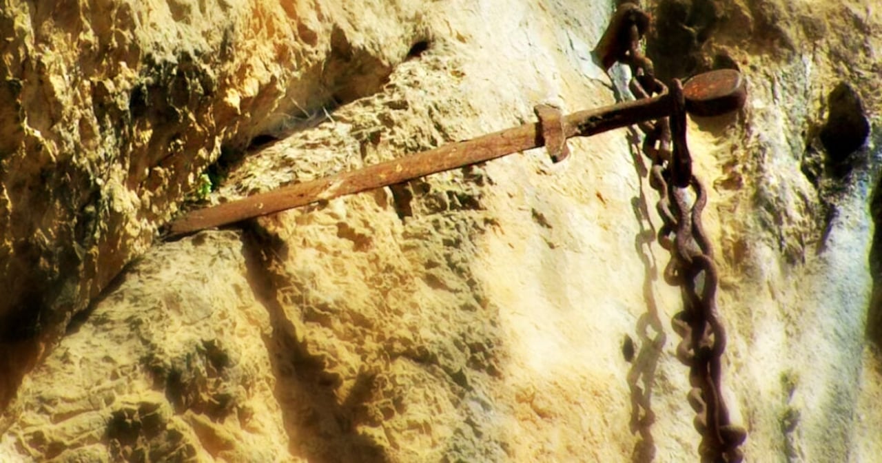 Durandal, la espada legendaria de Roldán, conocida como la 'Excalibur francesa', desaparecida del pequeño pueblo de Rocamadour
