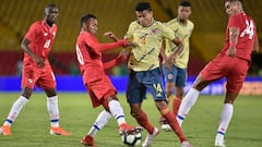 Colombia vs. Panamá en amistoso durante 2019.