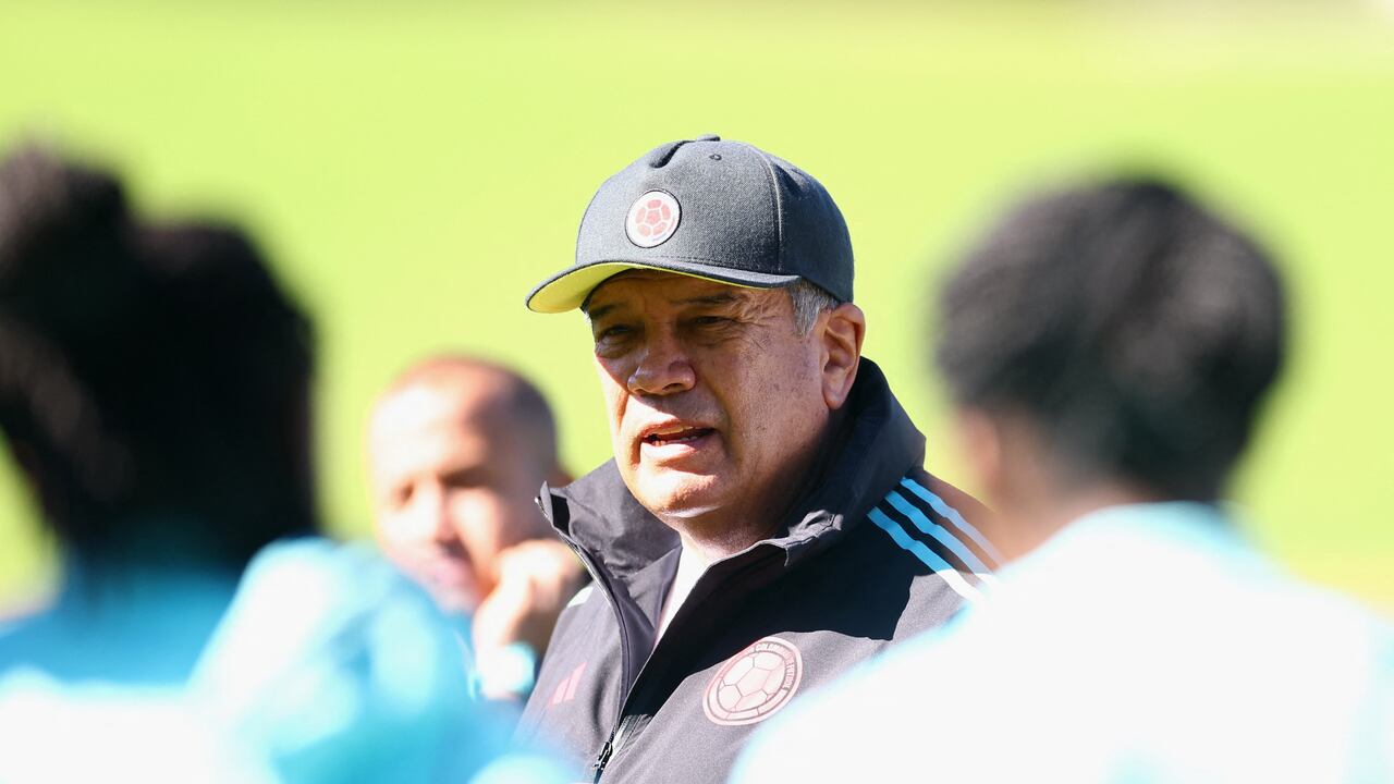 Soccer Football - FIFA Women’s World Cup Australia and New Zealand 2023 - Quarter Final - Colombia Training -  Leichhardt Oval, Sydney, Australia - August 11, 2023 Colombia coach Nelson Abadia during training REUTERS/Carl Recine