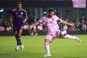 Lionel Messi marcó su cuarto gol con Inter.