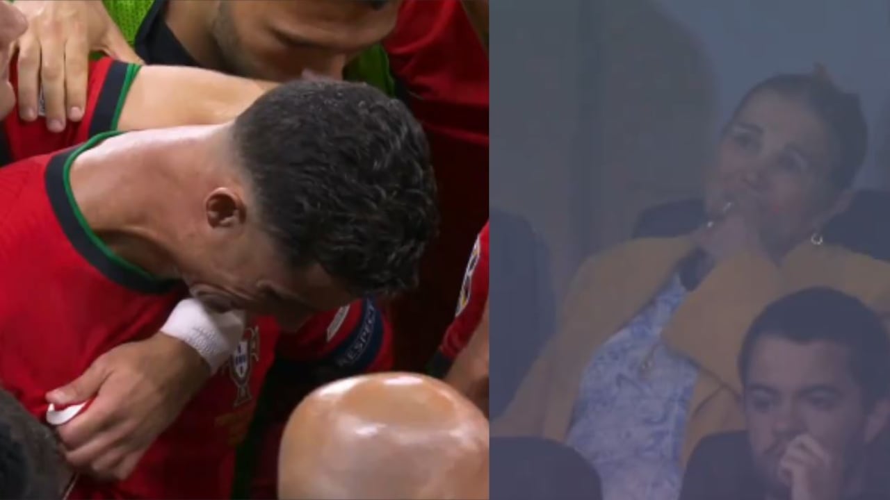 Cristiano llorando en la Eurocopa