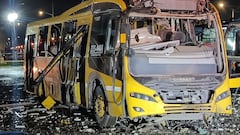Explosión de bus del SITP.