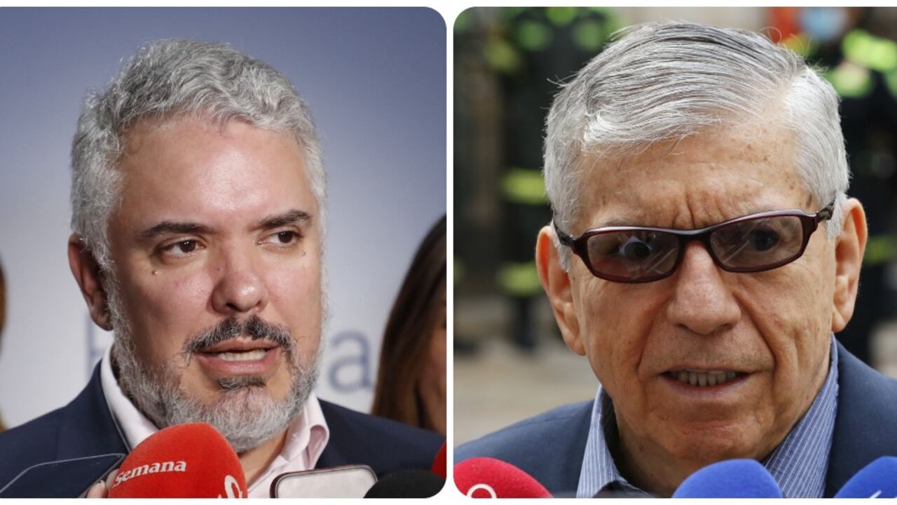 Iván Duque y César Gaviria.