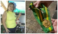 Carmenza Rodríguez Riodríguez, mamá del ladrón de la medalla de Carlos Henao