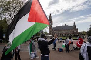 Israel ha subrayado previamente su "inquebrantable" compromiso con el derecho internacional y ha asegurado que las acusaciones sudafricanas son "completamente infundadas" y "moralmente repugnantes".  (Photo by ___)